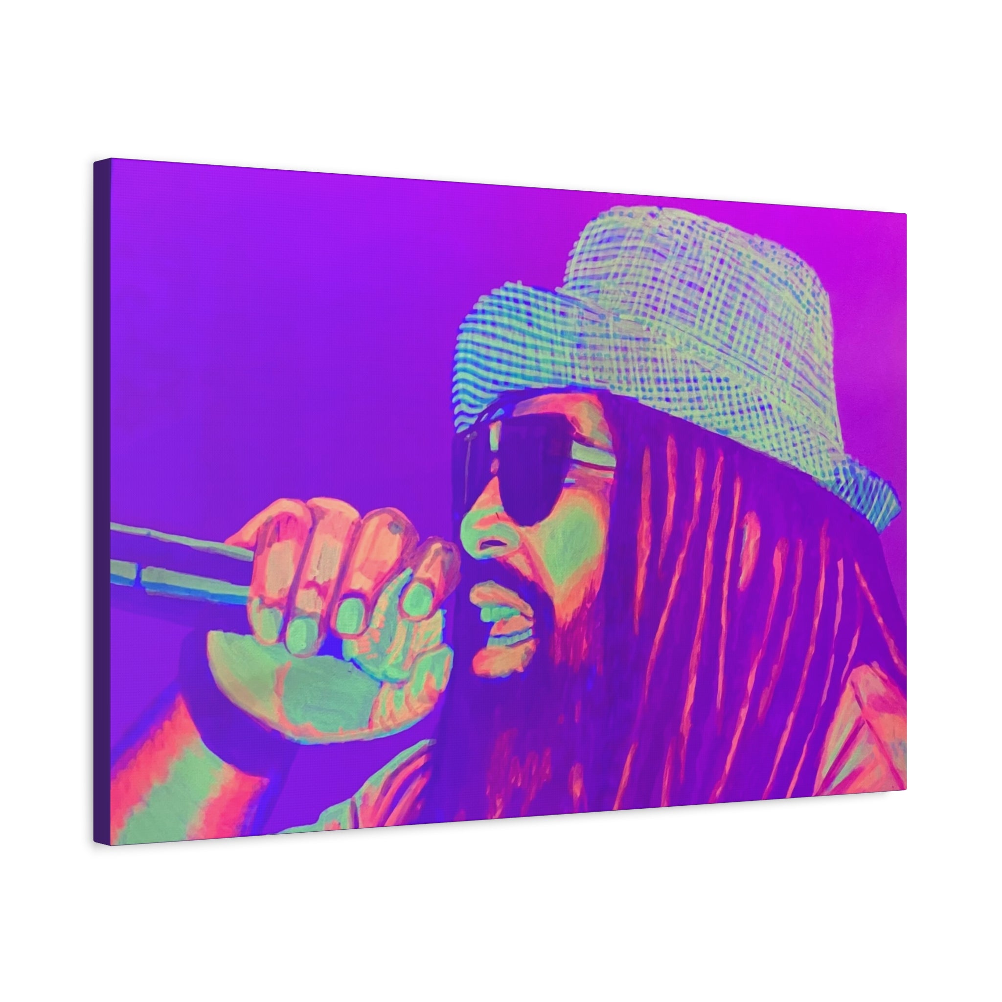 Frank is the Feeling Matte Canvas Art – Stretched Pop Art Music Wall Decor