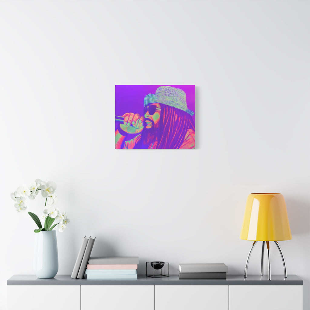 Frank is the Feeling Matte Canvas Art – Stretched Pop Art Music Wall Decor