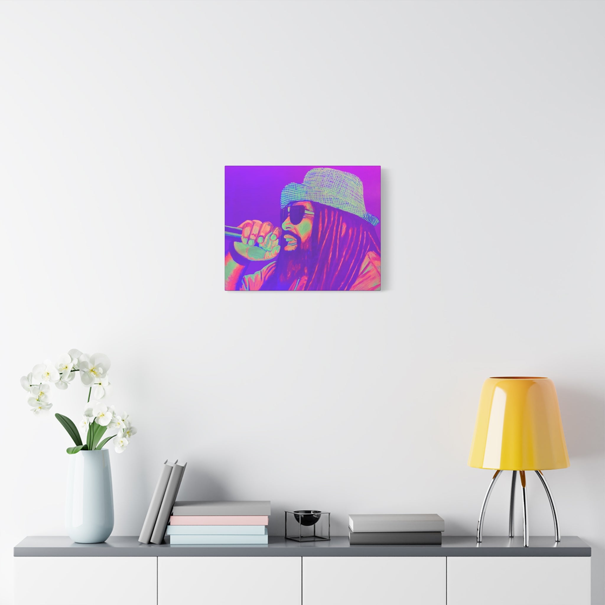 Frank is the Feeling Matte Canvas Art – Stretched Pop Art Music Wall Decor