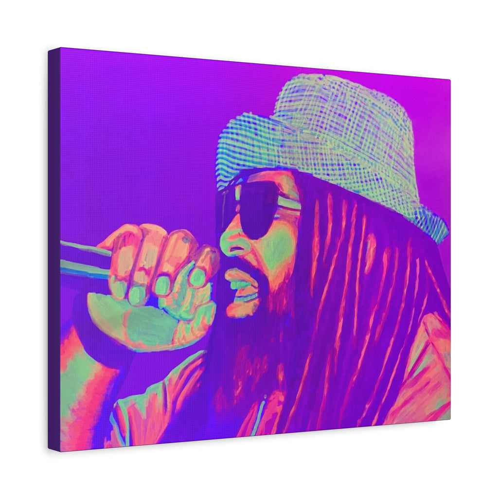 Frank is the Feeling Matte Canvas Art – Stretched Pop Art Music Wall Decor