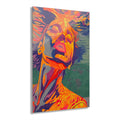 Vibrant Pop Art Woman Acrylic Print - French Cleat Wall Art